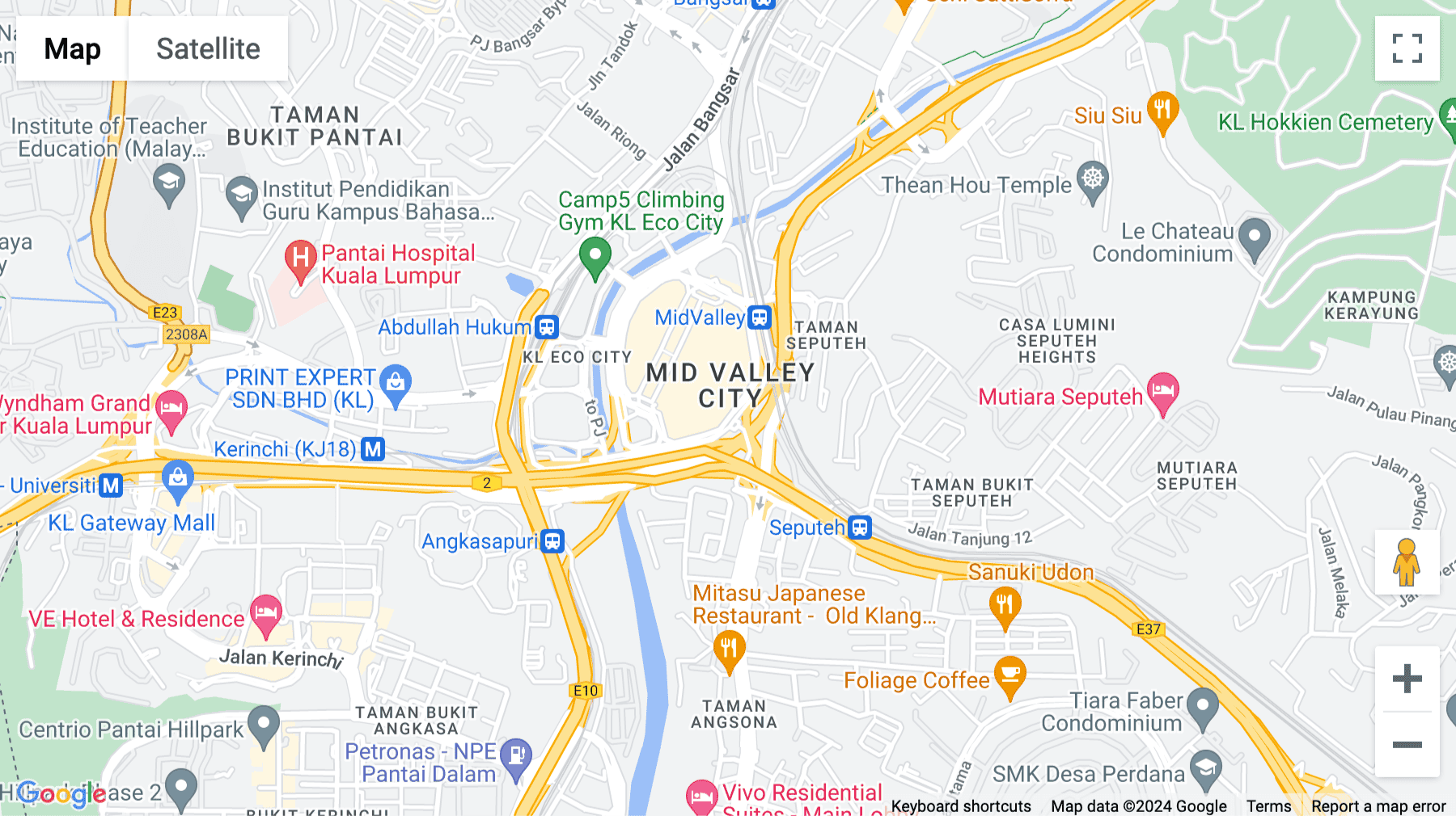 Click for interative map of Penthouse (Level 27),Centrepoint South, The Boulevard, Mid Valley City, Lingkaran Syed Putra, Kuala Lumpur
