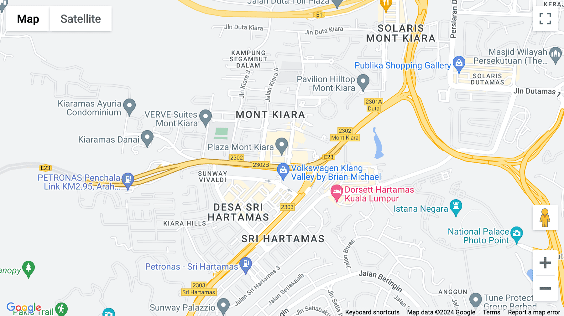 Click for interative map of One Mont Kiara, Level 23, One Mont Kiara, No 1, Jalan Kiara, Kuala Lumpur