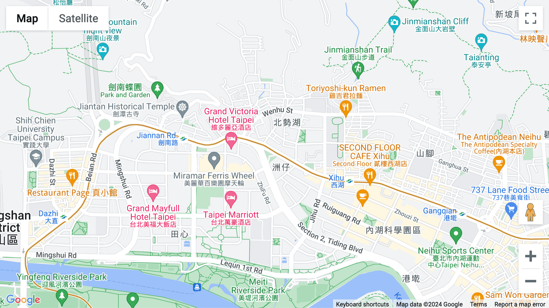 Click for interative map of 10F., No.66 Sec.1, Neihu Road, Neihu District, Taipei