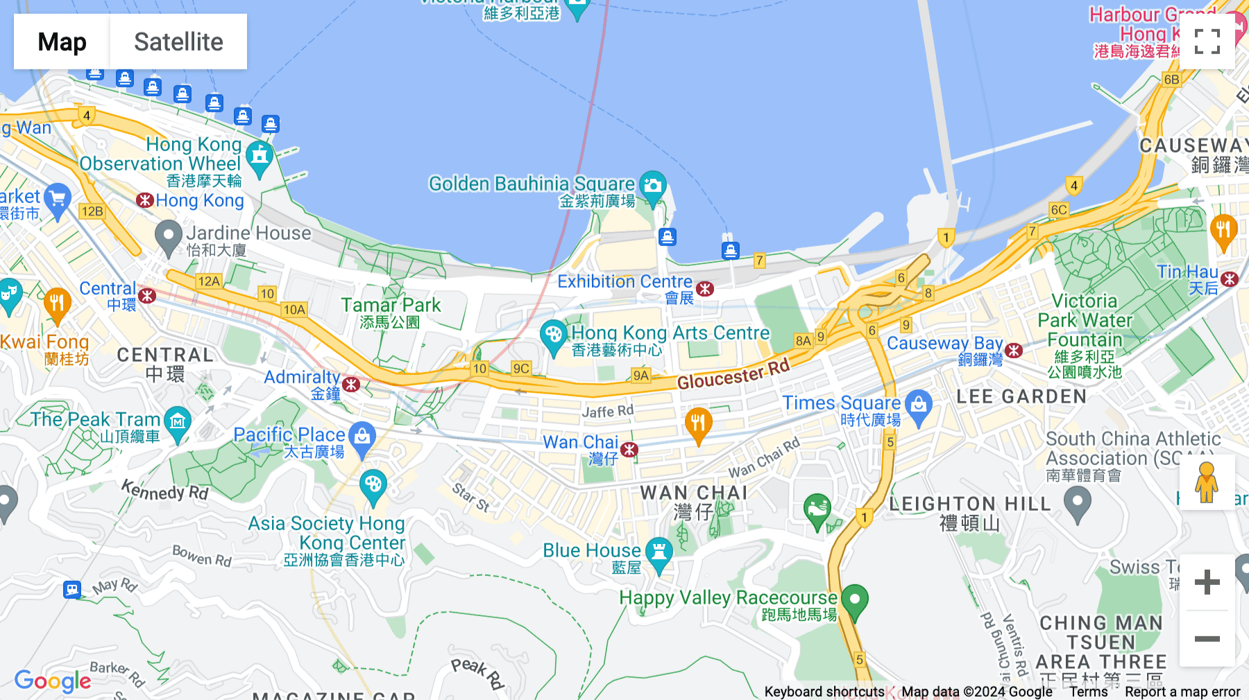 Click for interative map of 35/F, Central Plaza, 18 Harbour Road Wanchai,, Hong Kong