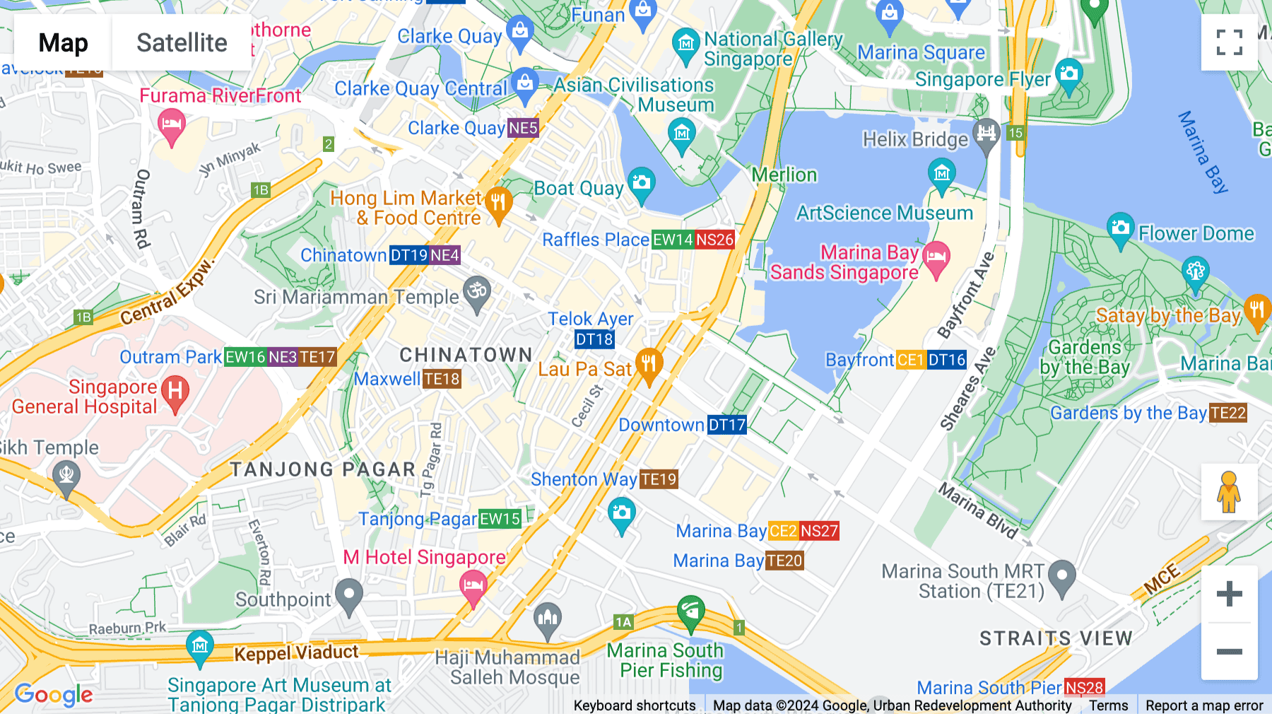 Click for interative map of Level 18, City House, 36 Robinson Road, Singapore