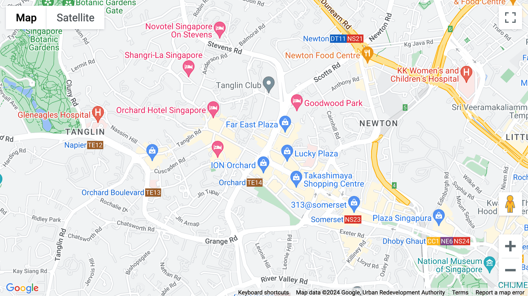 Click for interative map of 24-05 Shaw Centre, 1 Scotts Road,, Singapore