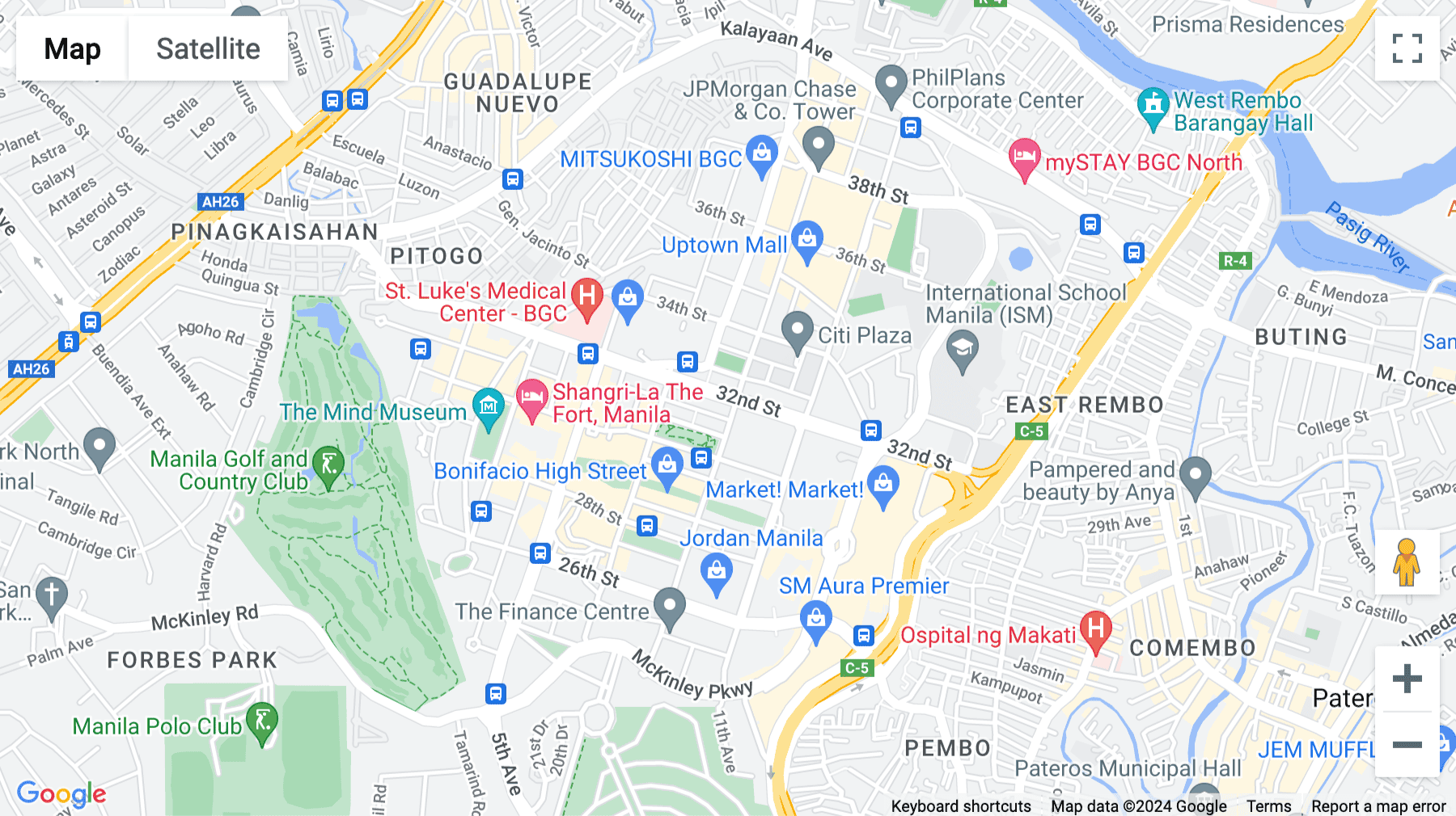 Click for interative map of 35/F &36/F Penthouse, units 1,2 and 4 Eco Tower Building,32nd Street cor. 9th Avenue, Bonifacio Global City, Manila