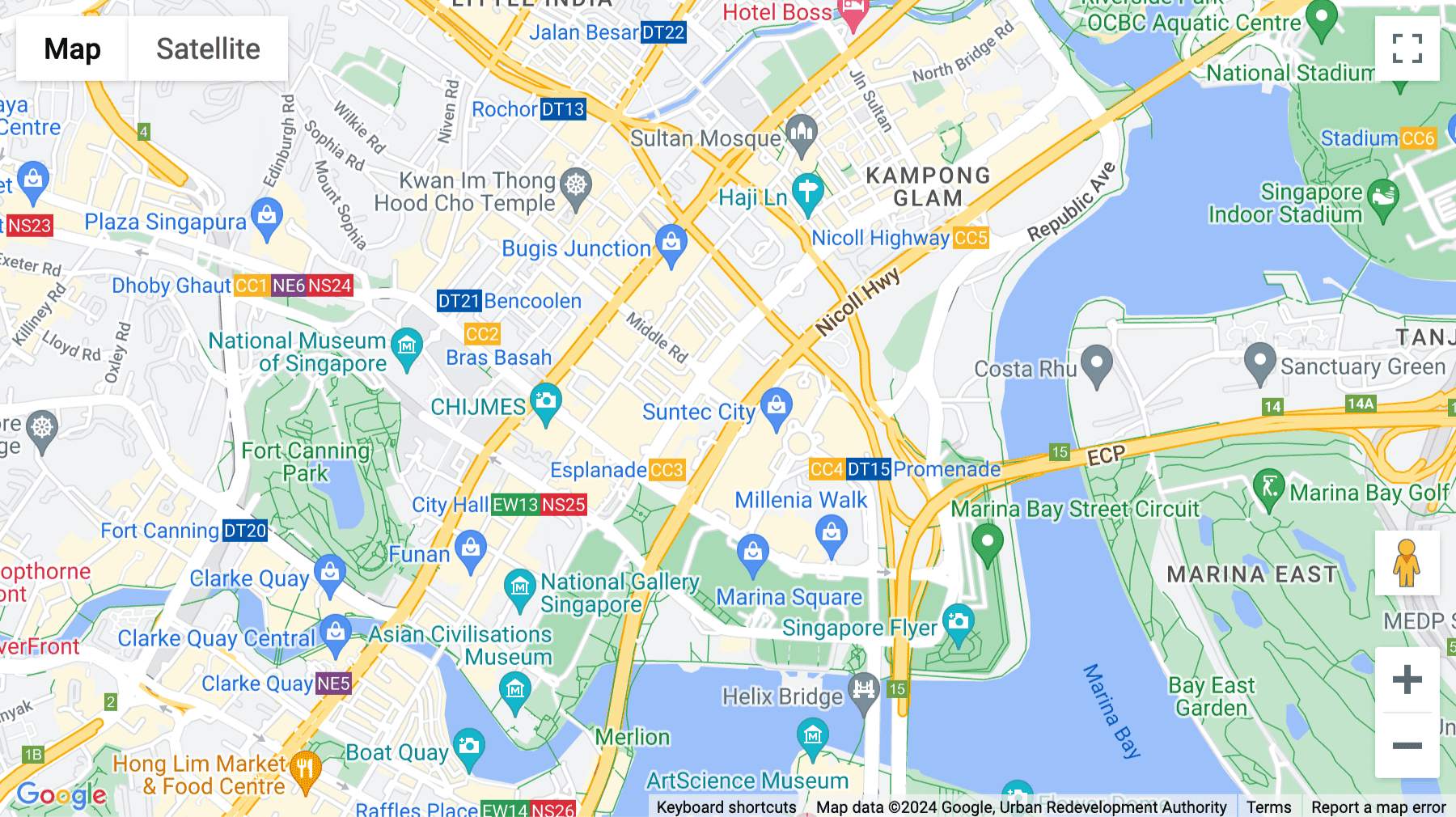 Click for interative map of Level 30, South Beach, 38 Beach Road, Singapore, Singapore