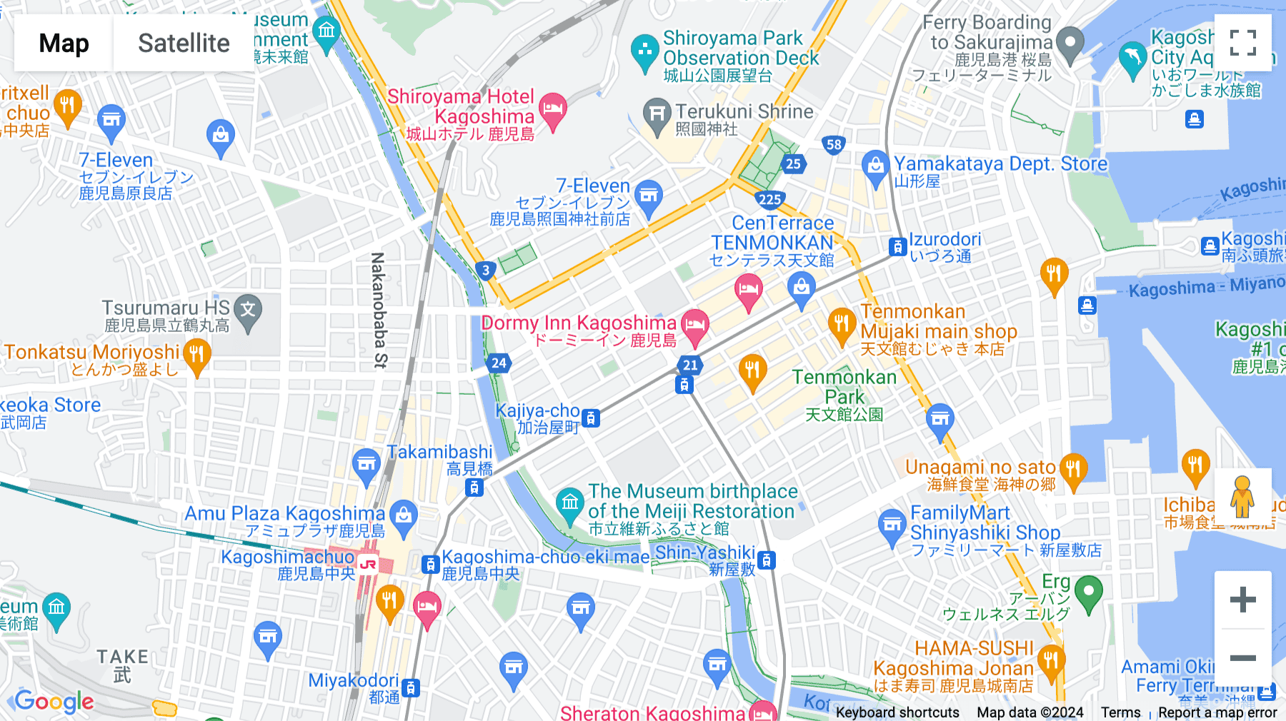 Click for interative map of 5F & 6F Kagoshima MS Building, 11-21 Nishisengoku-cho, Kagoshima-shi, Kagoshima-ken, Kagoshima