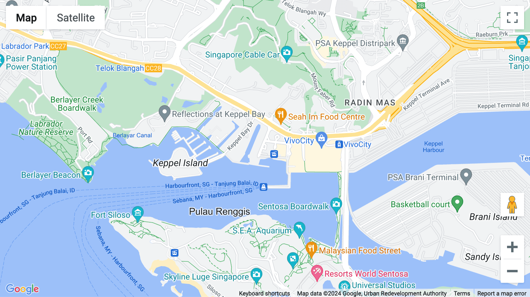 Click for interative map of 1 Harbourfront Avenue No.13-03, Keppel Bay Tower, Singapore
