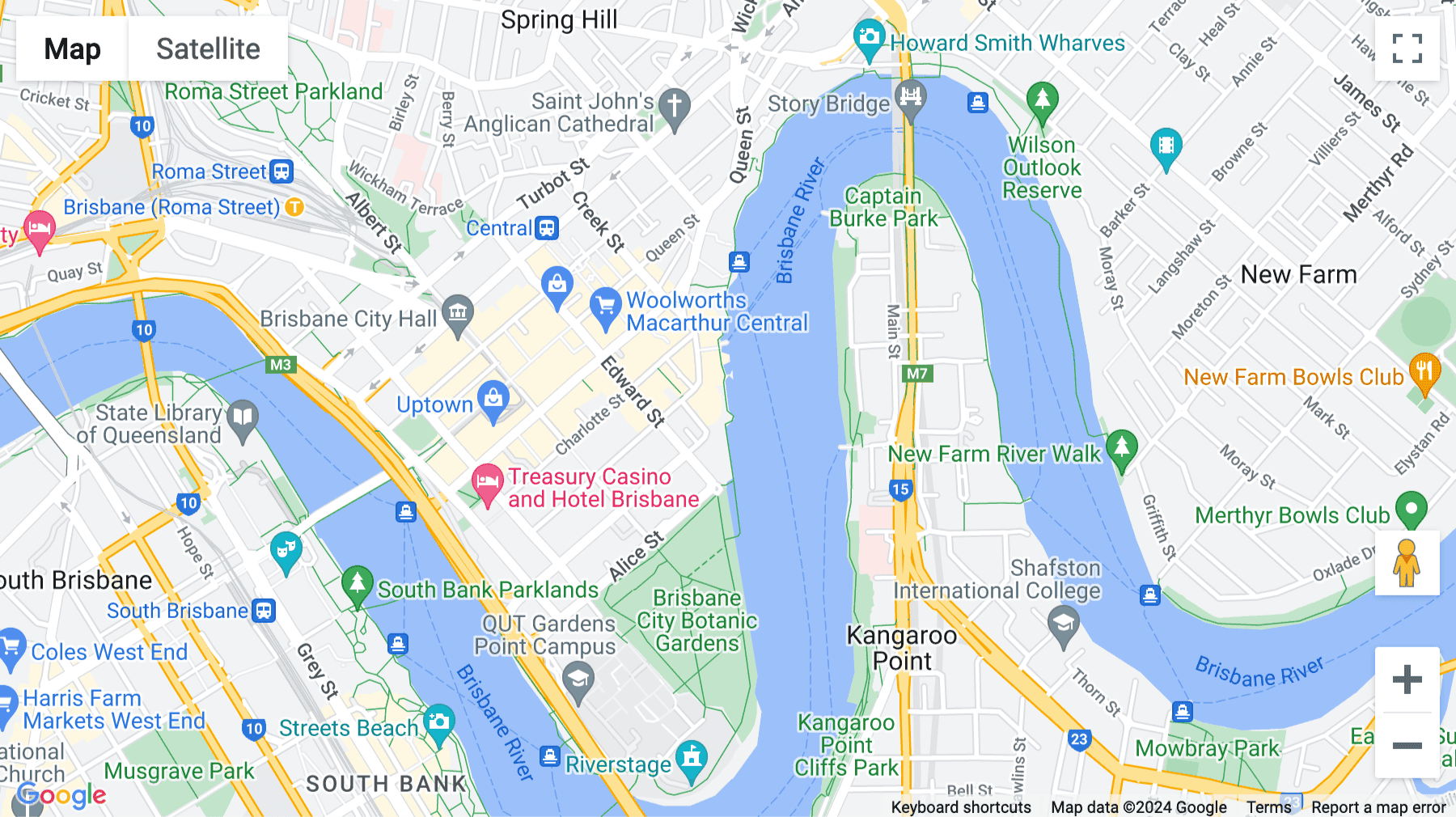 Click for interative map of Level 34, 1 Eagle Street,Waterfront Place, Brisbane