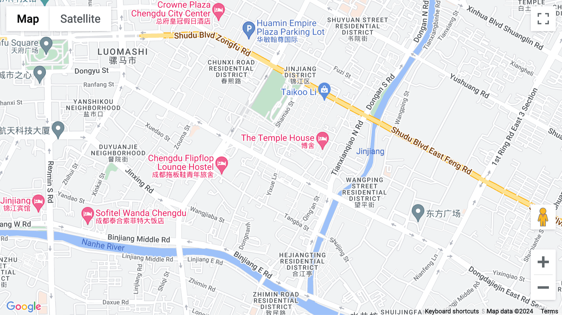 Click for interative map of Pingan Finance Centre, Level 25, No.99 Dongda Street, Jinjiang District, Chengdu, Chengdu