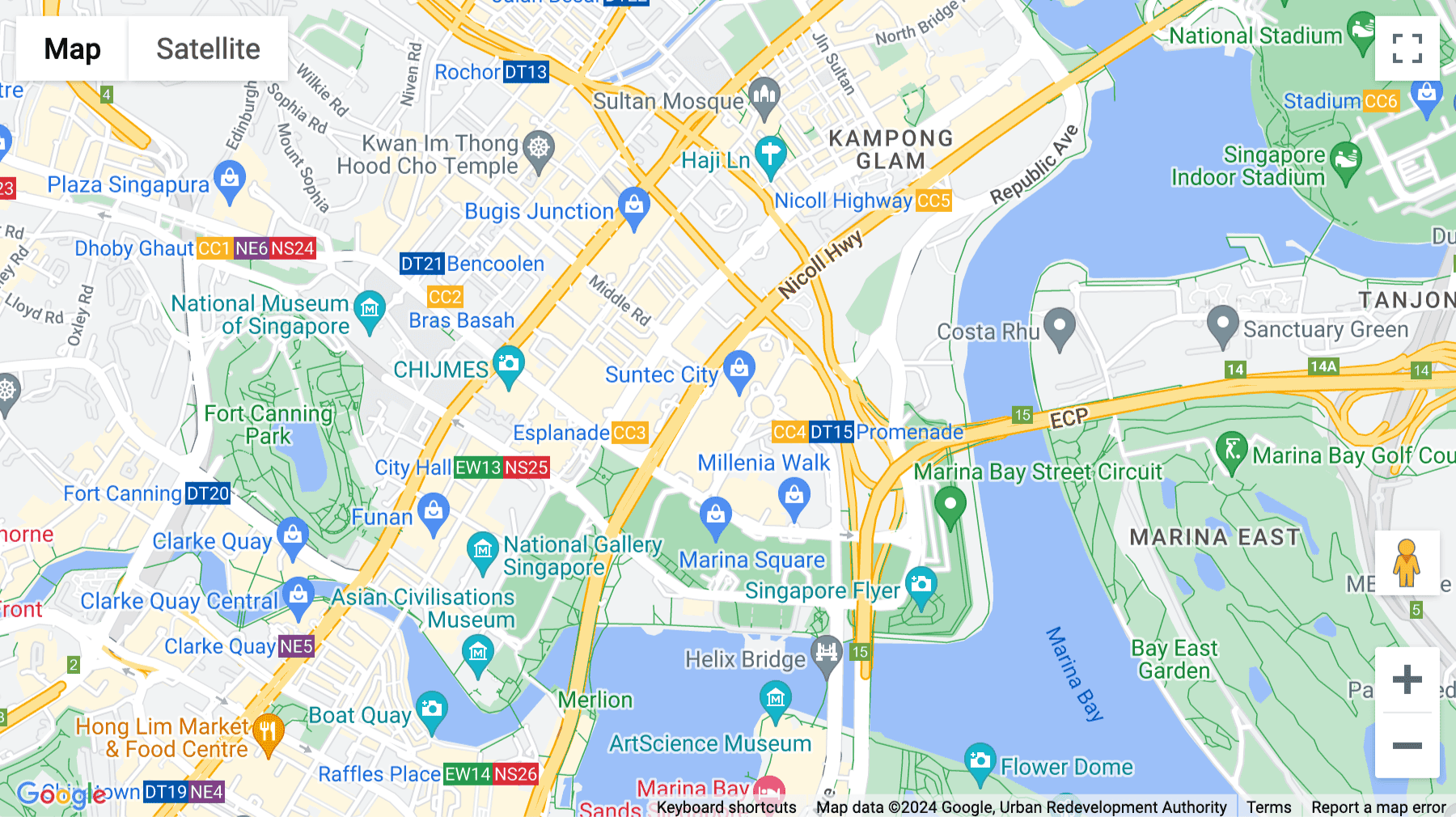 Click for interative map of 5 Temasek Boulevard, Singapore, Singapore