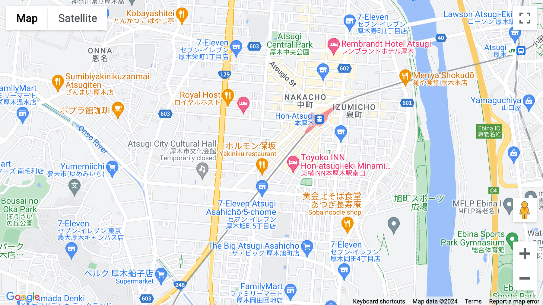 Click for interative map of Success Hon-Atsugi Building 5F 6F, 4-14-1, Naka-machi, Kanagawa, Atsugi, 243-0018, Tokyo