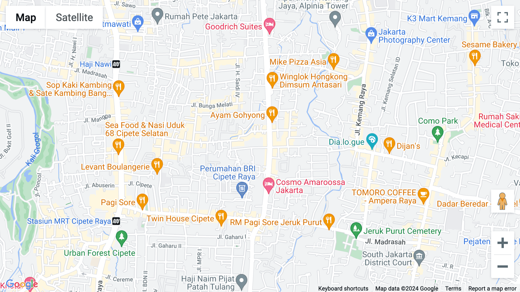 Click for interative map of Jl. Pangeran Antasari no.36, Puri Sakti Buntu I, Cepete Selatan, Jakarta Selatan, DKI, Jakarta
