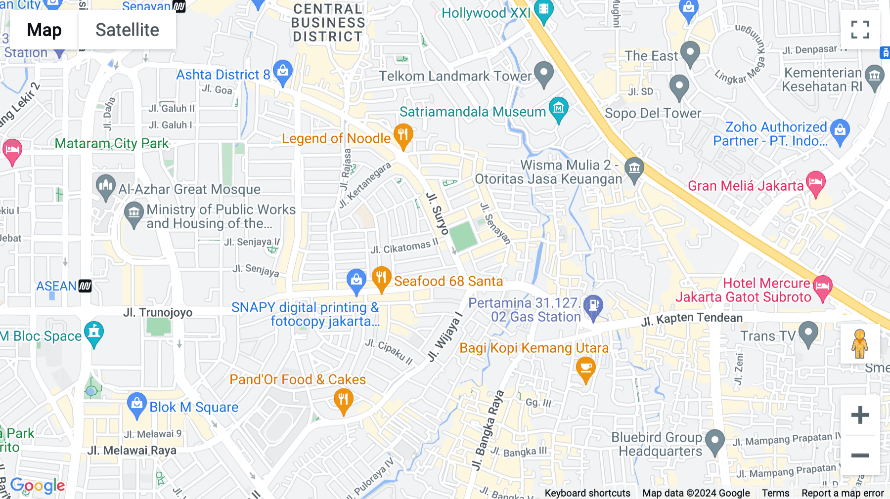 Click for interative map of Jl. Suryo No.50, RT.4/RW.4, Rw. Bar, Daerah Khusus Ibukota, Jakarta