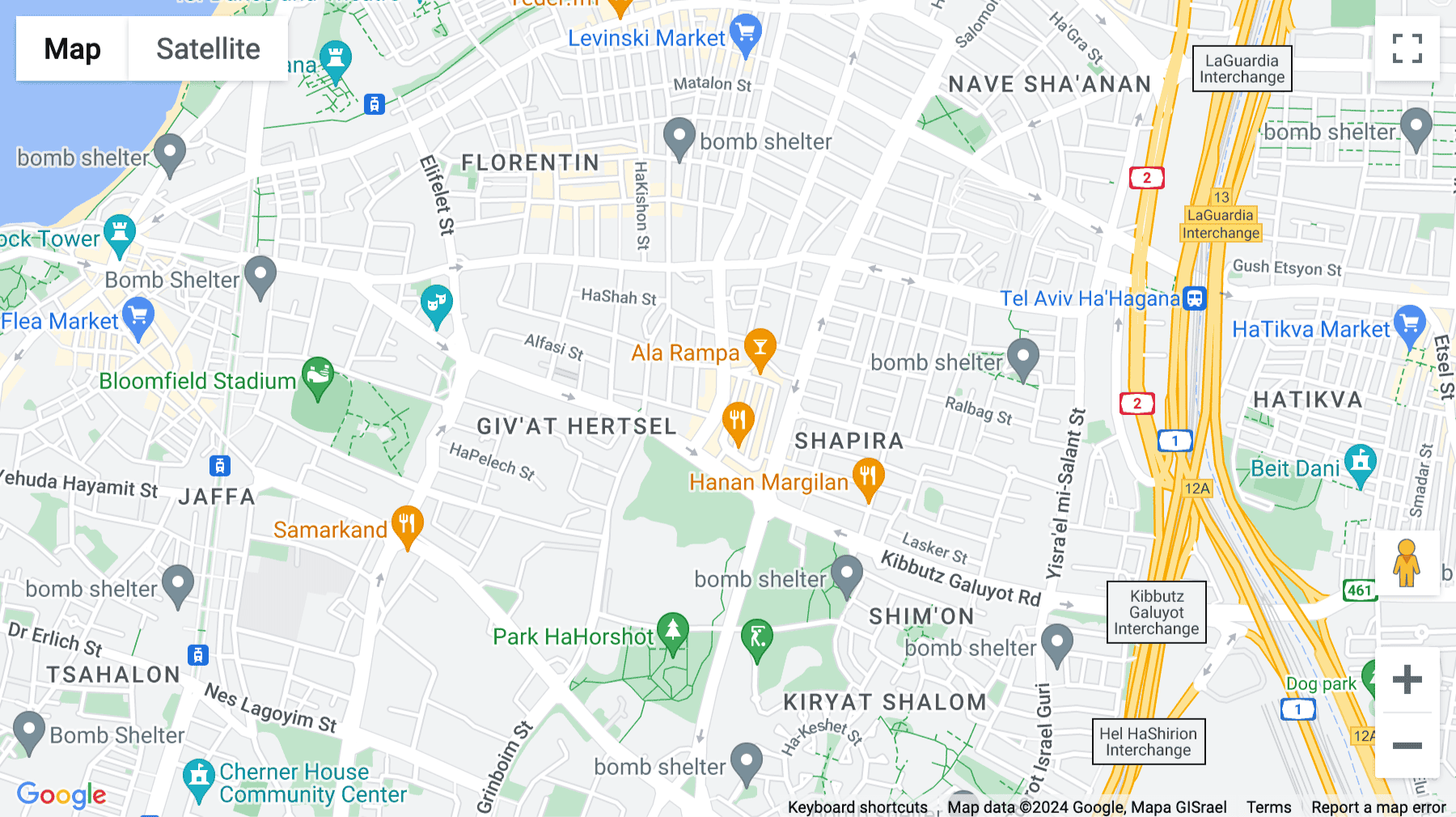 Click for interative map of 23 Schocken Street, Tel Aviv, Tel Aviv