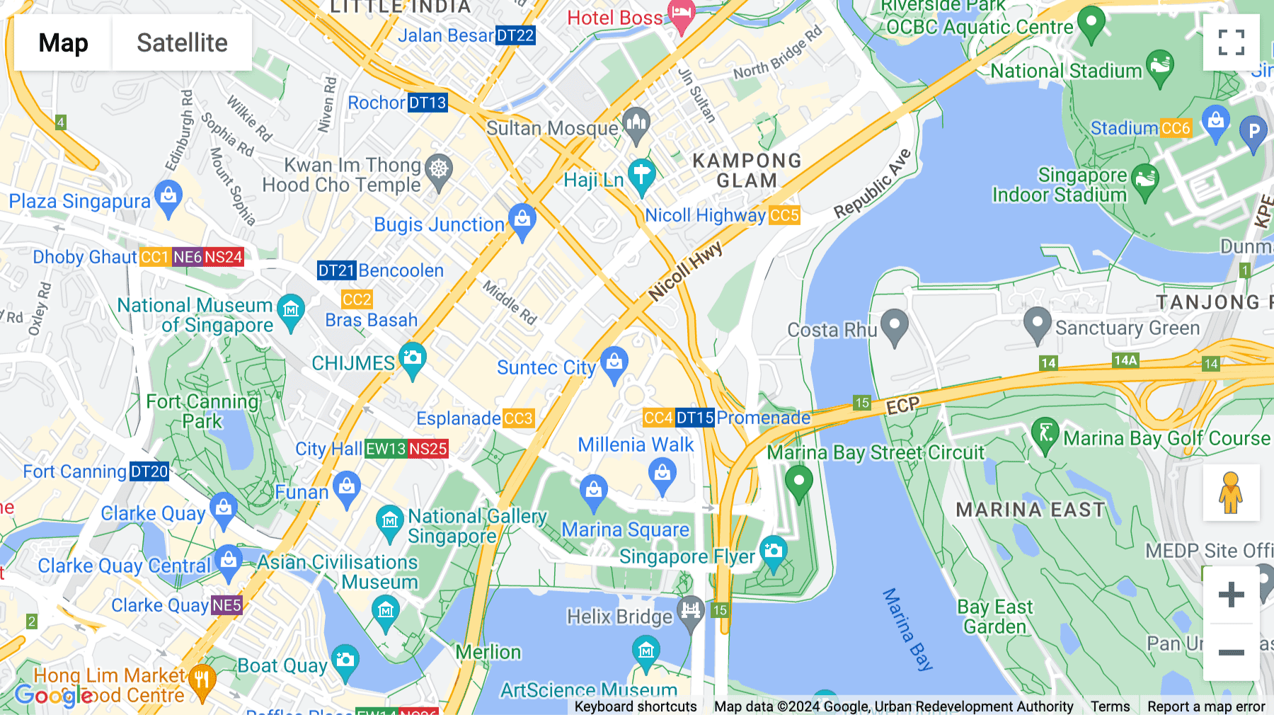 Click for interative map of Suntec City Tower 2, 9 Temasek Boulevard, No.07-01, Singapore
