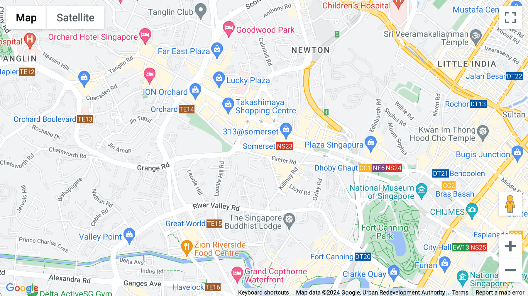 Click for interative map of Level 3 & 13, TripleOne Somerset, 111 Somerset Road, Singapore