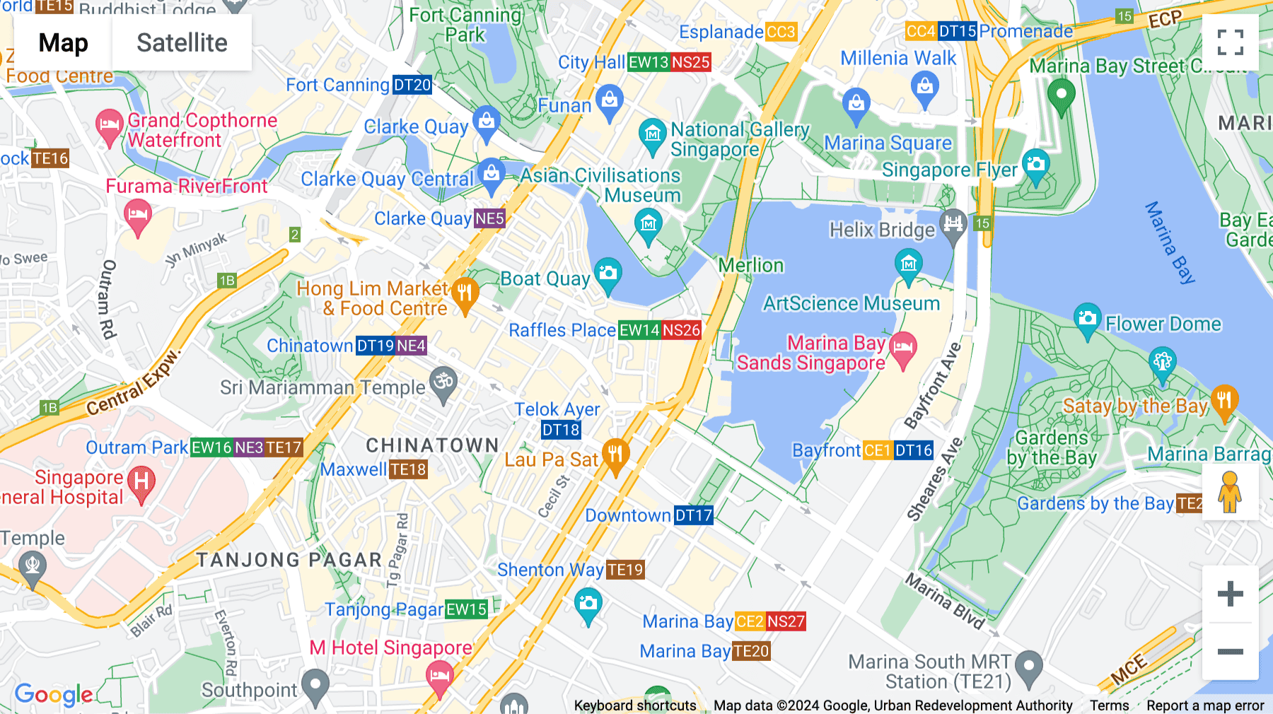 Click for interative map of 1 Raffles Place, No.02-01 One Raffles Place Mall, Singapore