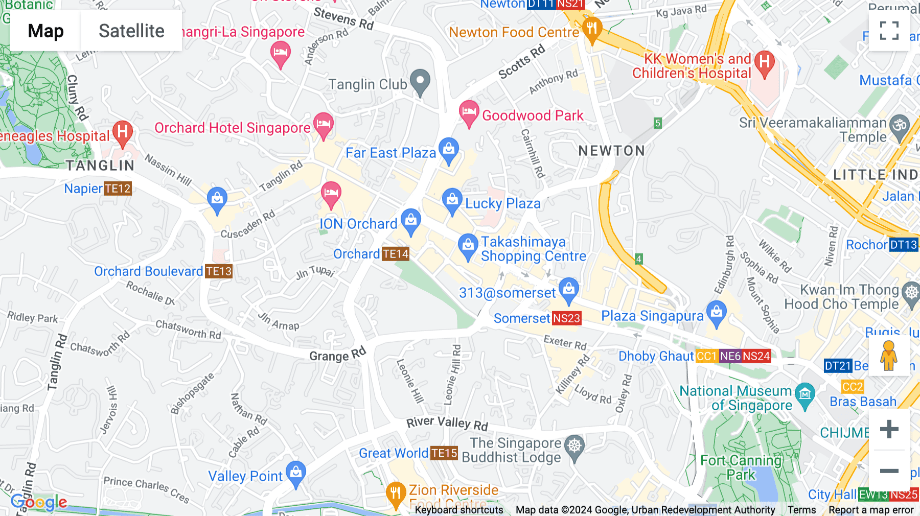 Click for interative map of 391B Orchard Road, Level 22, Ngee Ann City Tower B, Singapore, Singapore
