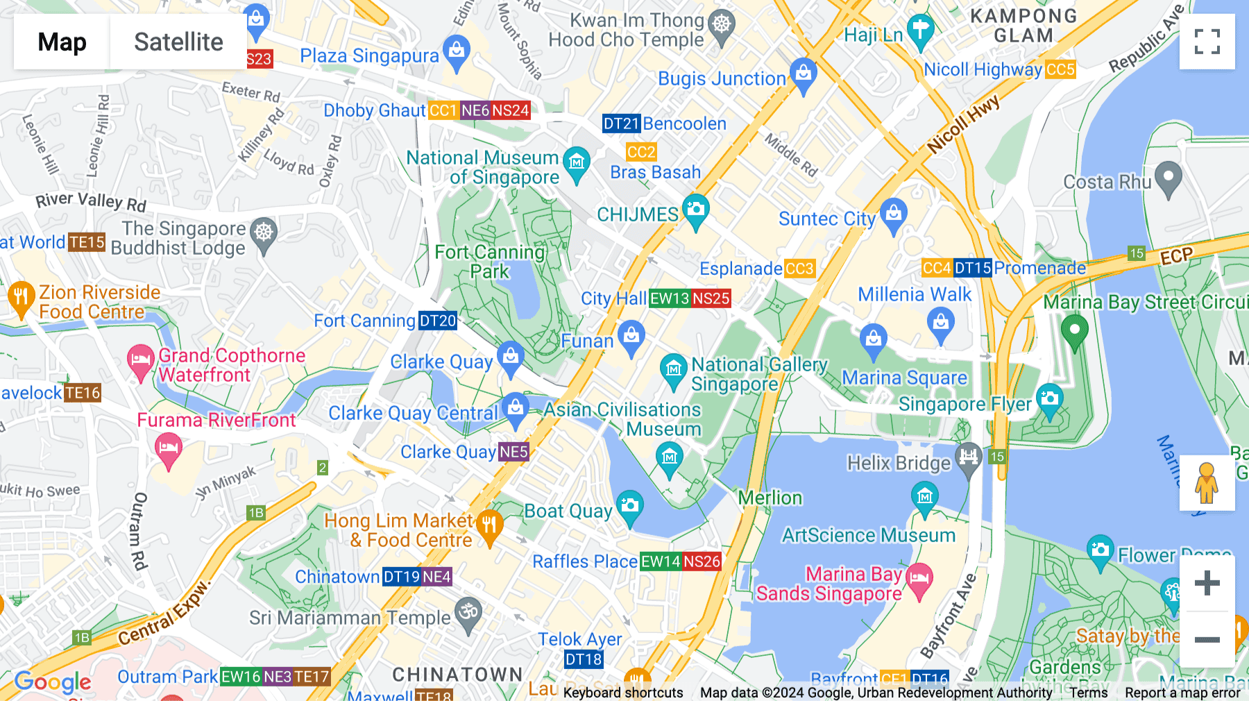 Click for interative map of 109 North Bridge Road, No.07-21 to No.07-33, Singapore