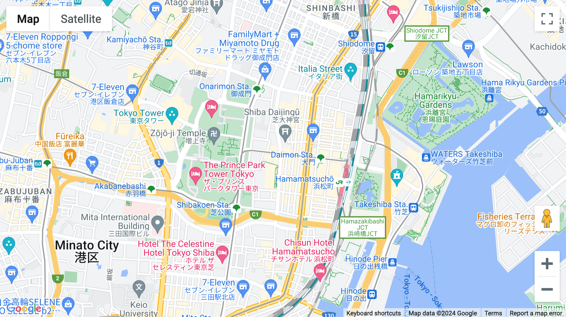 Click for interative map of Unizo Shibadaimon, 2 Chome Building 6-7F, 2-2-1, Shibadaimon, Minato- Ku, Tokyo