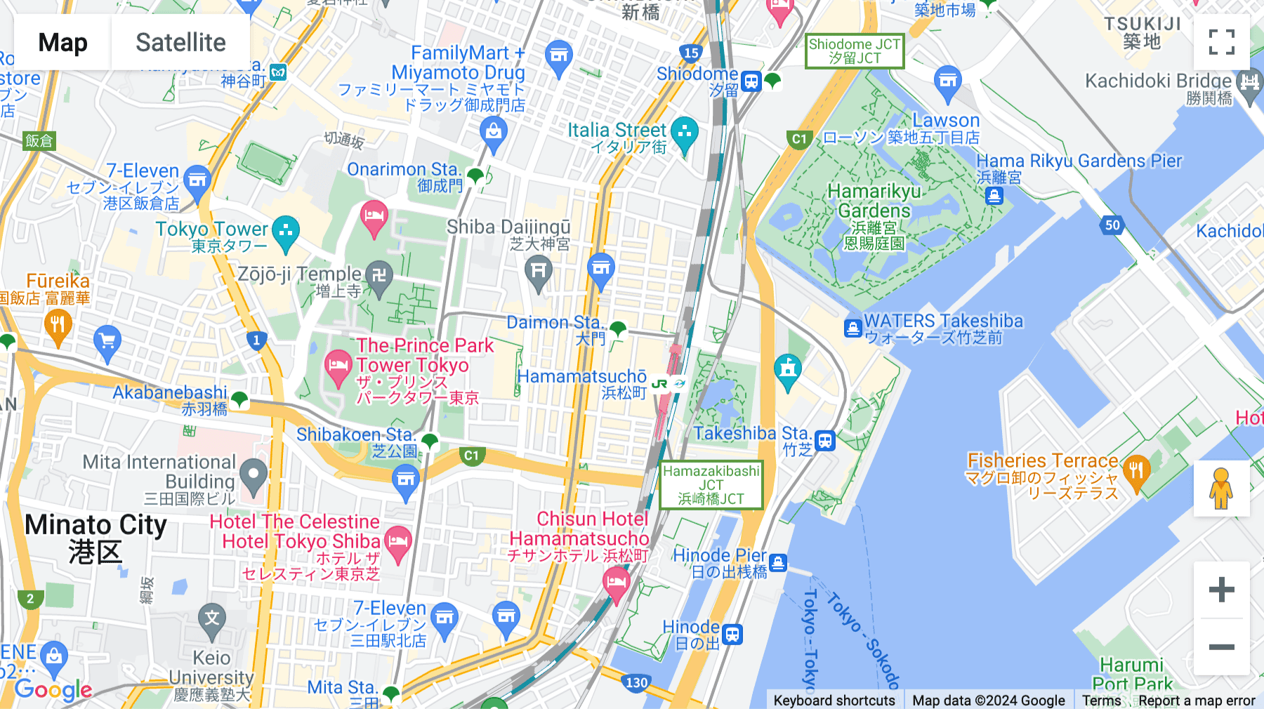 Click for interative map of 17F, World Trade Center Building, 2-4-1 Hamamatsu-cho, Minato-ku, Tokyo