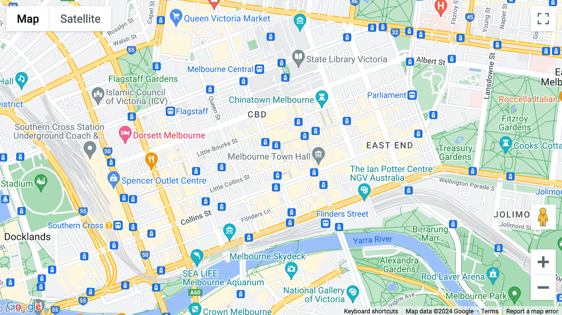 Click for interative map of Level 4, 152 Elizabeth Street, Melbourne CBD, Melbourne