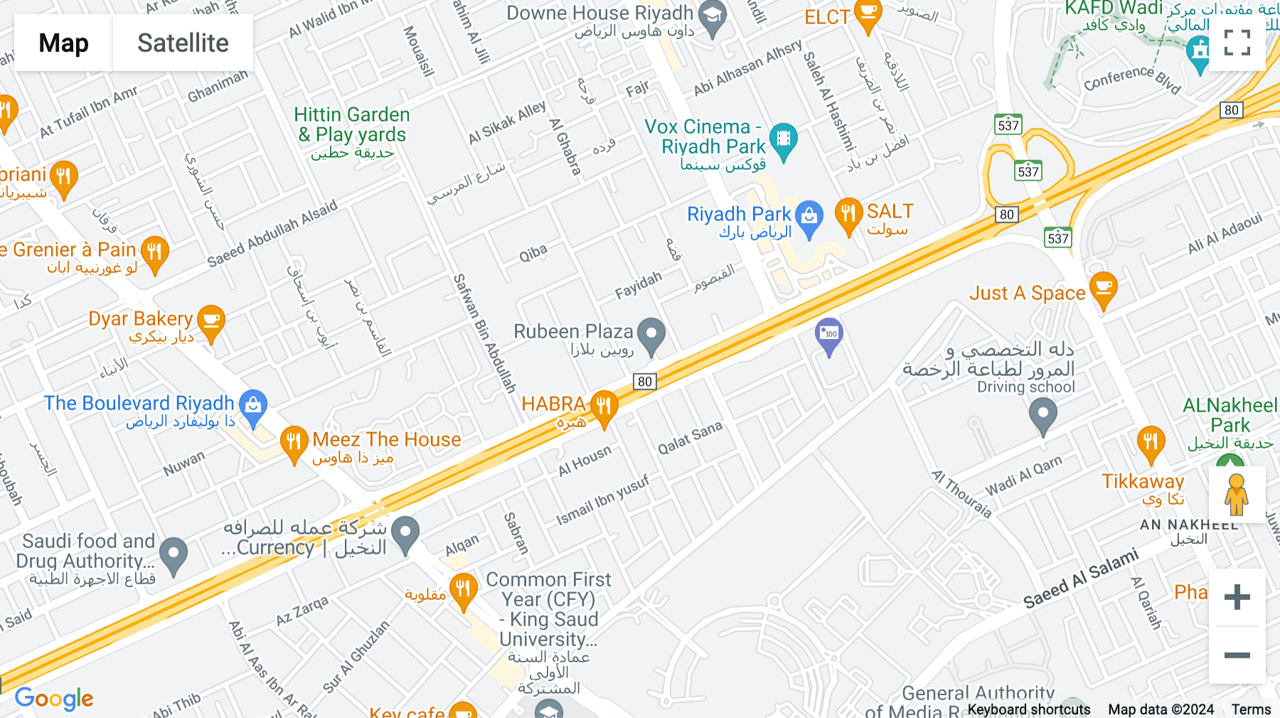 Click for interative map of Rubeen Plaza,2nd Floor, Northern Ring Road, Hettain, Riyadh
