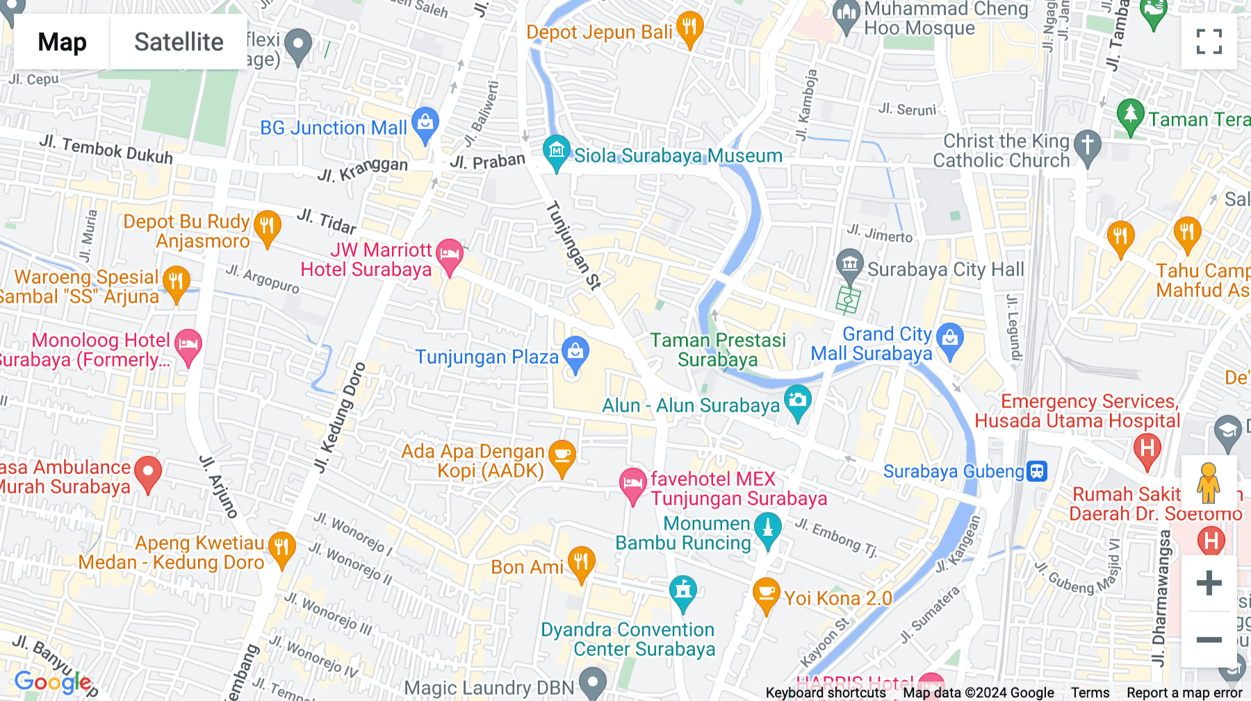 Click for interative map of 23rd floor, Pakuwon centre, Jl. Embong Malang No.1-5, Kedungdoro, Tegalsari, Kota SBY, Surabaya
