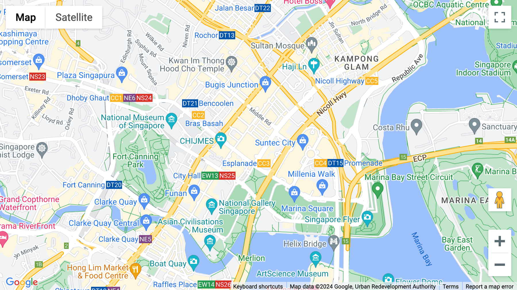 Click for interative map of 11 Beach Road, Crasco Building, Singapore