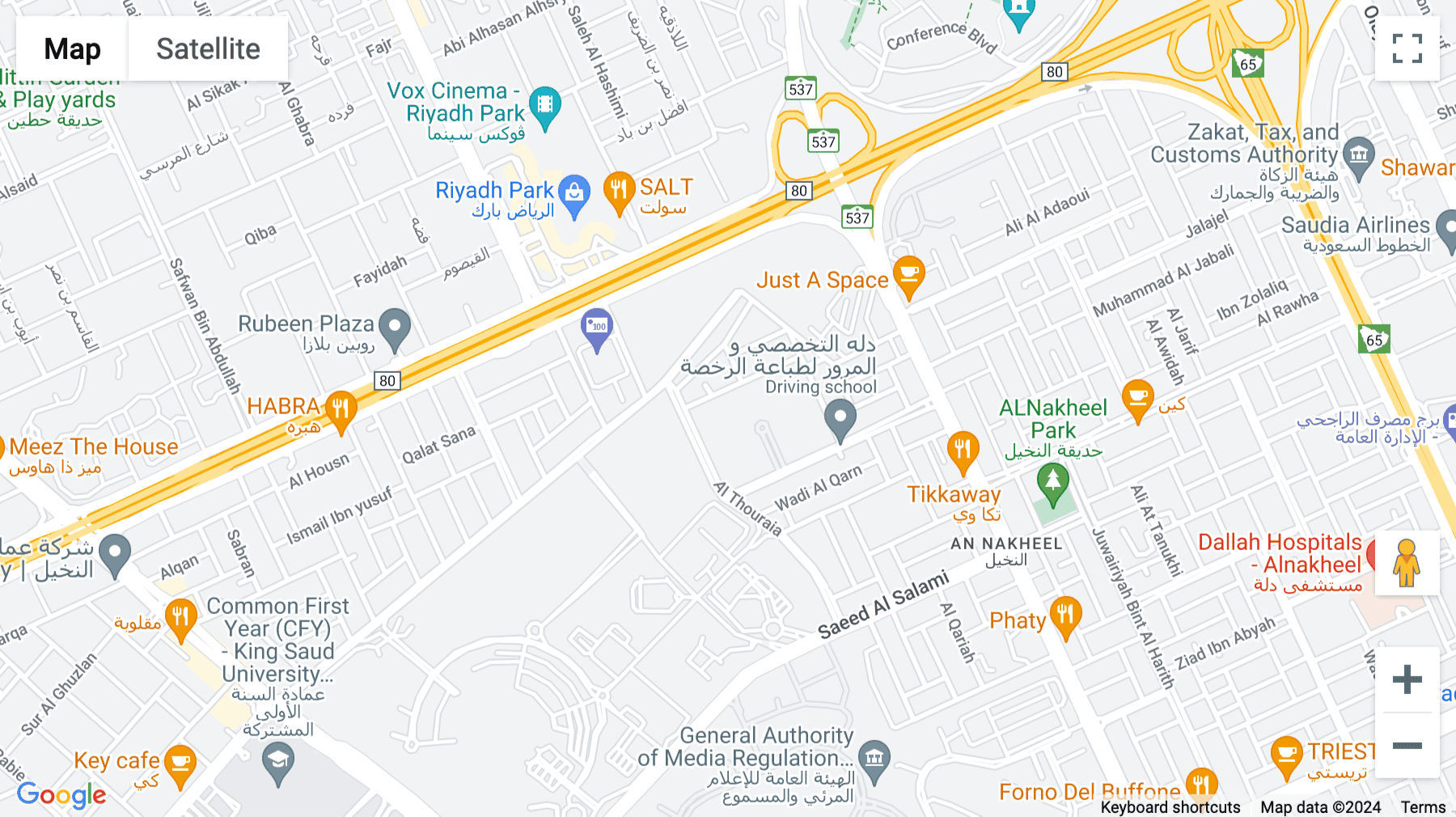 Click for interative map of Altakhasosy road,Alnakheel ds,, Riyadh