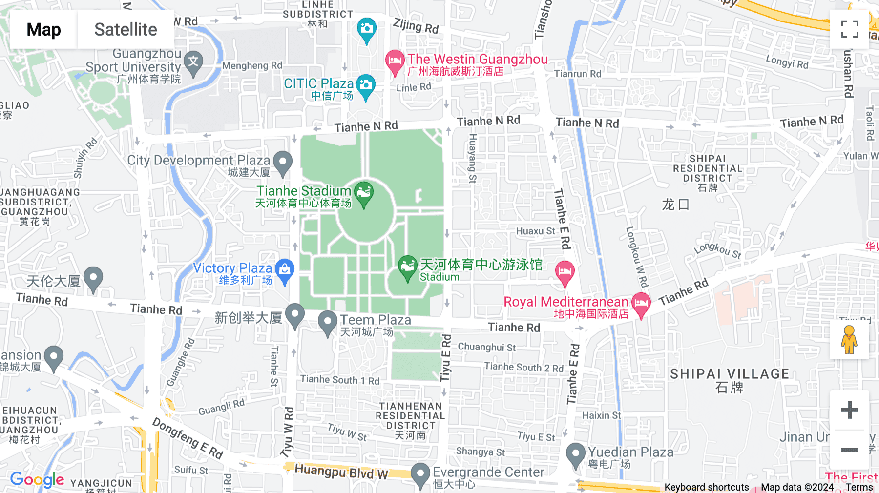 Click for interative map of Unit 502, 5th Floor, Hongdun Mansion, No. 59 Tiyu West Road, Tianhe District, Guangzhou