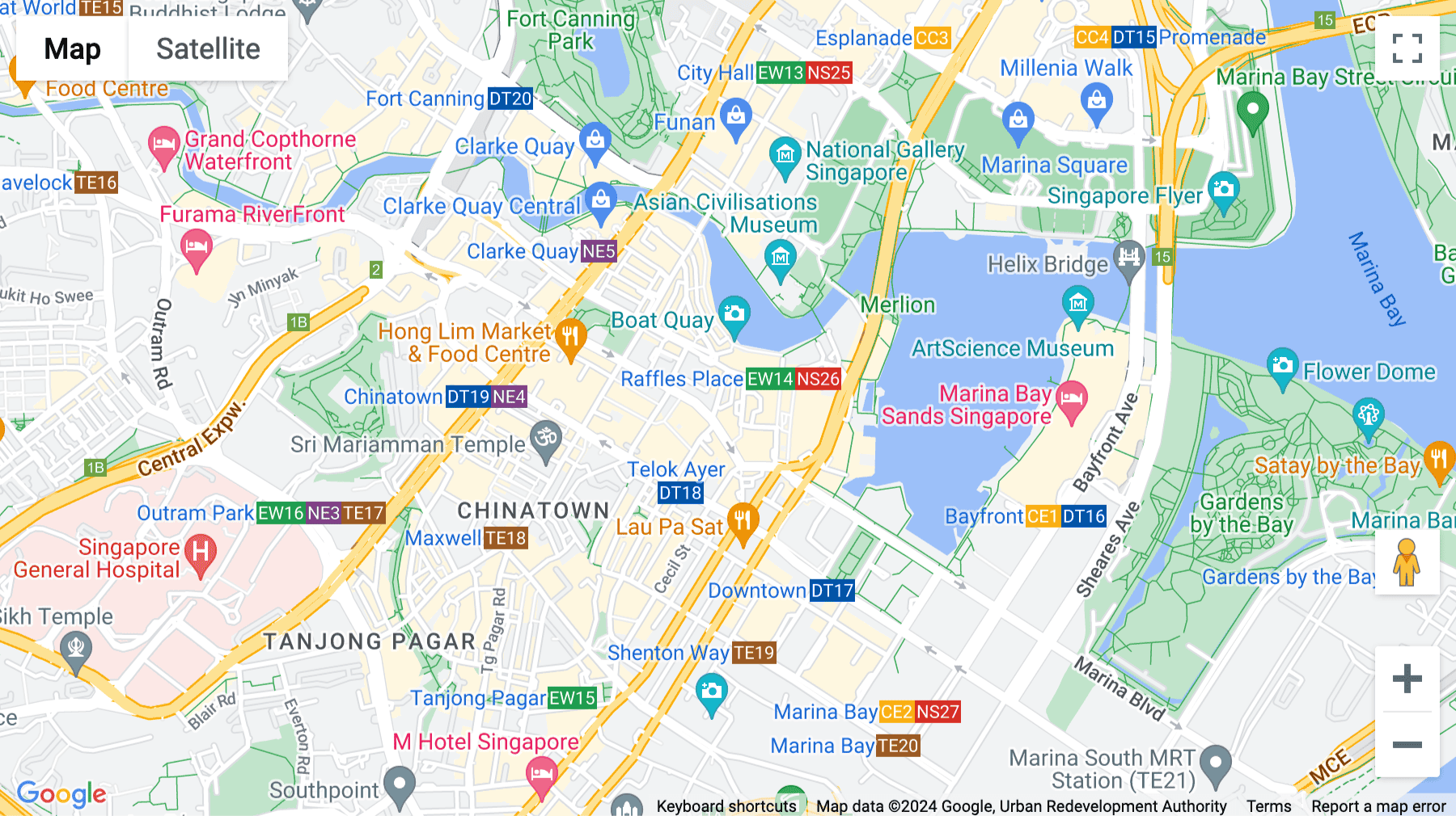 Click for interative map of 88 Market Street, CapitaSpring, No.40-01, Singapore