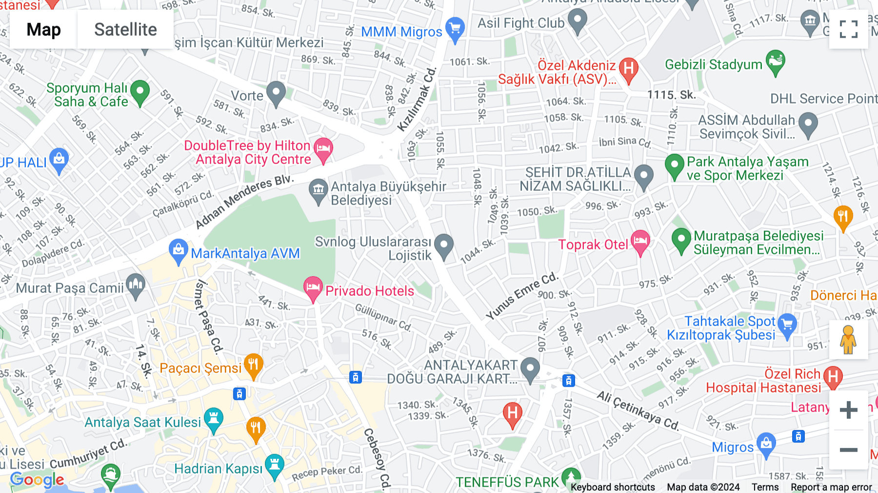 Click for interative map of Yenigün Mahallesi Mevlana Caddesi, Midtown Plaza, No: 54 B Blok 5. Kat, No: 26, Antalya