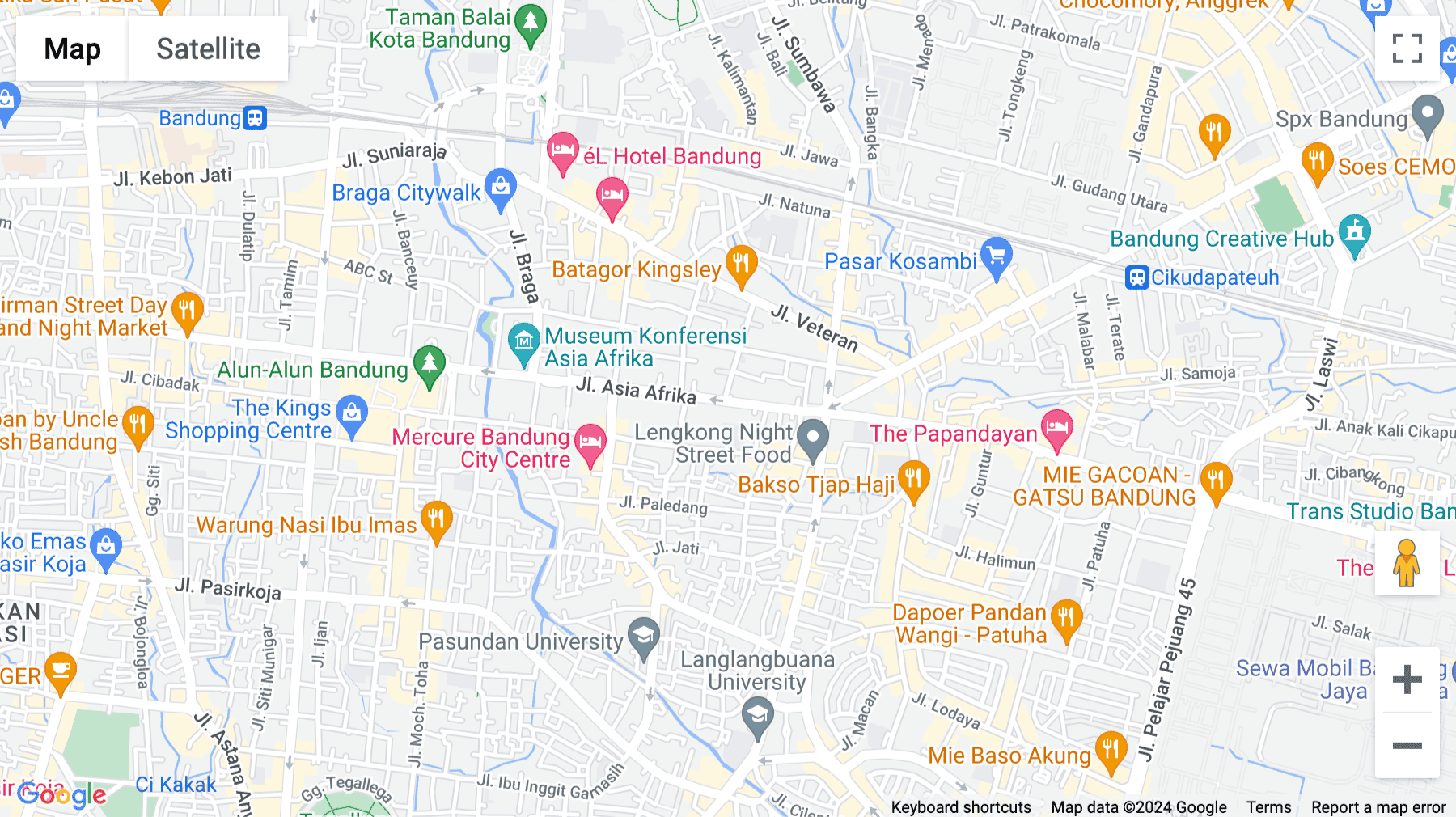Click for interative map of Jalan Asia Afrika No.158, HQuarters, 3rd Floor, Bandung
