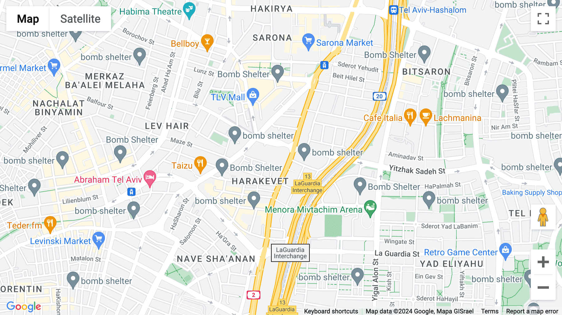 Click for interative map of HaMasger Street 35, Tel Aviv-Yafo, 6721407, Tel Aviv