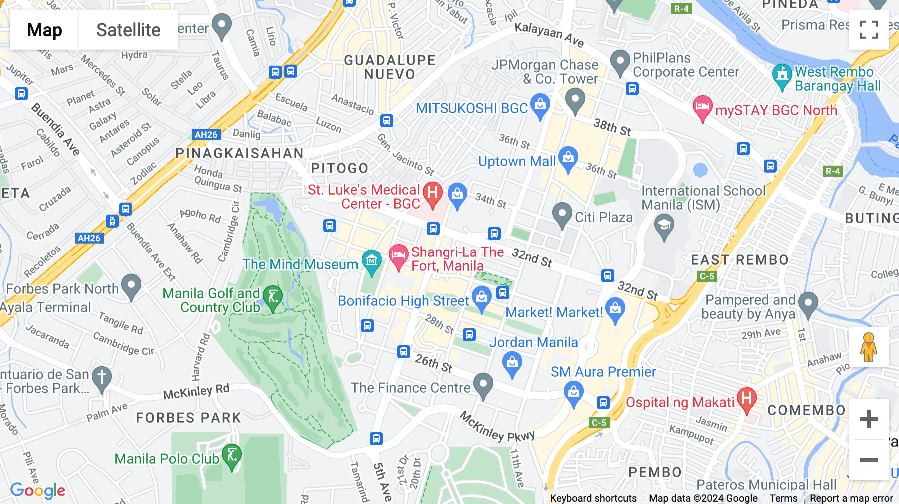 Click for interative map of W Fifth Building, 5th Avenue, Taguig, Metro Manila, Taguig