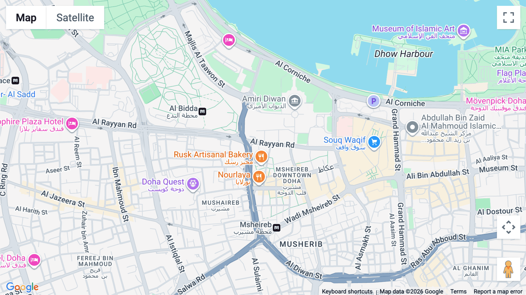 Click for interative map of First Floor, Building U07, Zone 3, Street 983, Msheireb Downtown Doha, Doha