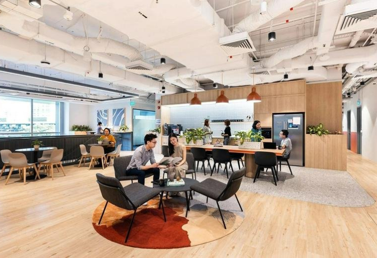 Interior of 9 North Buona Vista Drive, The Metropolis Tower One, Level 2 and 3