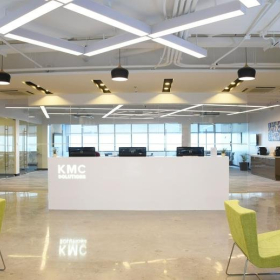 Interior of Cyber Sigma Building, Lawton Avenue, 20th Floor. Click for details.