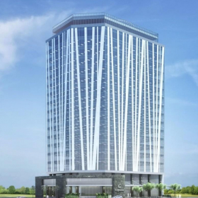 Exterior view of 9F One Griffinstone Building, Commerce Avenue corner Spectrum Midway, Alabang, Muntinlupa City. Click for details.
