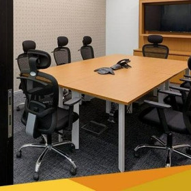 Exterior view of World Trade Towers, 1st floor, Barakhamba Road, Connaught Place. Click for details.