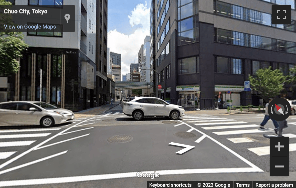 Street View image of Daiei Ginza Building, 5F/6F 1-16-7 Ginza, Chuo-ku, Tokyo, Japan