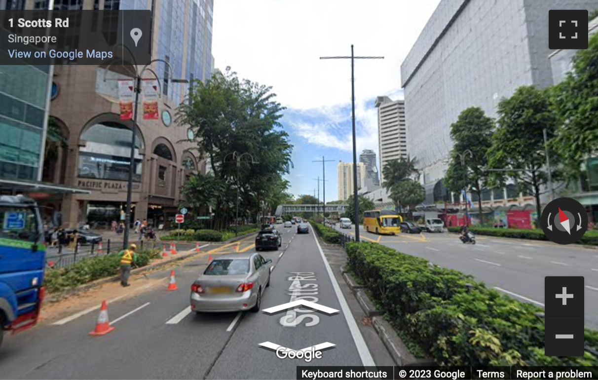 Street View image of 24-05 Shaw Centre, 1 Scotts Road, Singapore