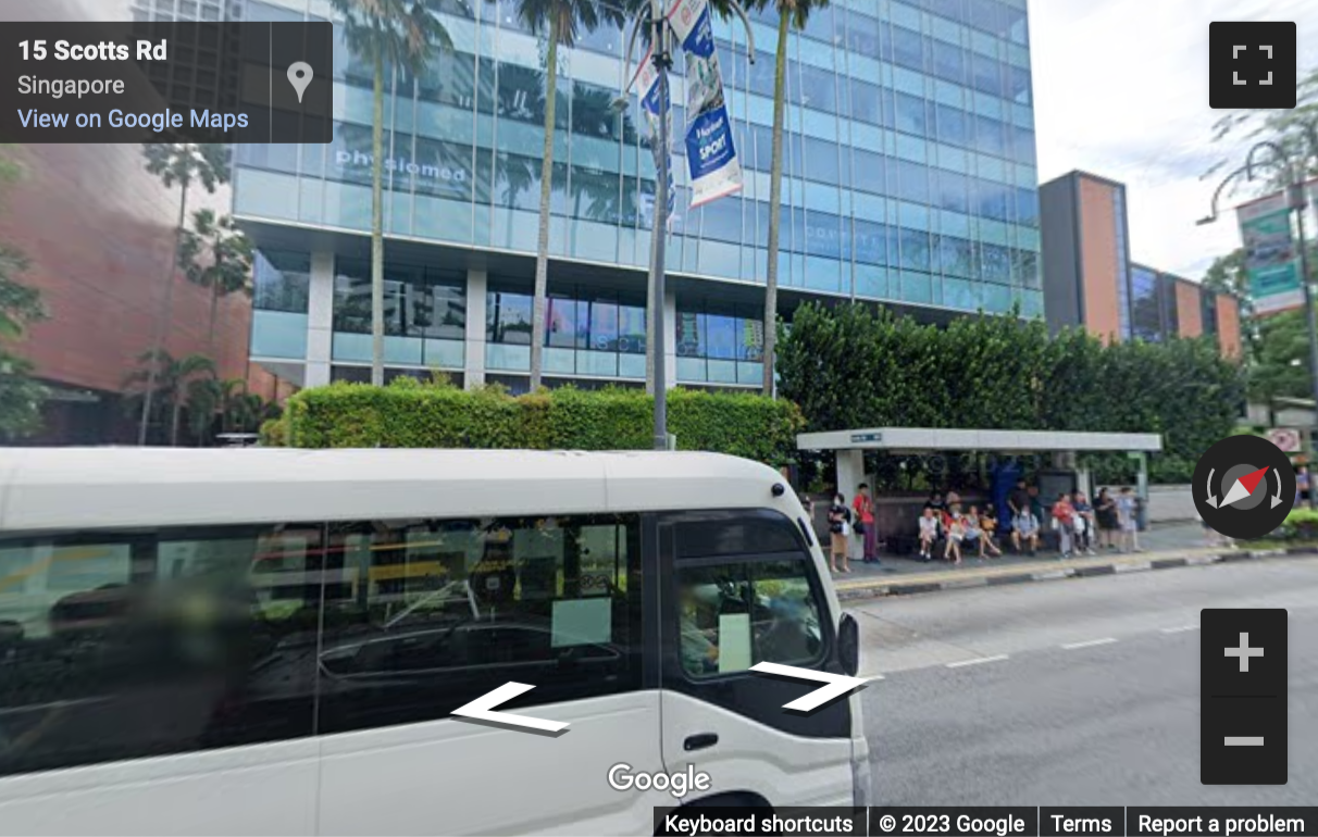 Street View image of 15 Scotts Road, Tong Teck Building, No. 04-08, Singapore