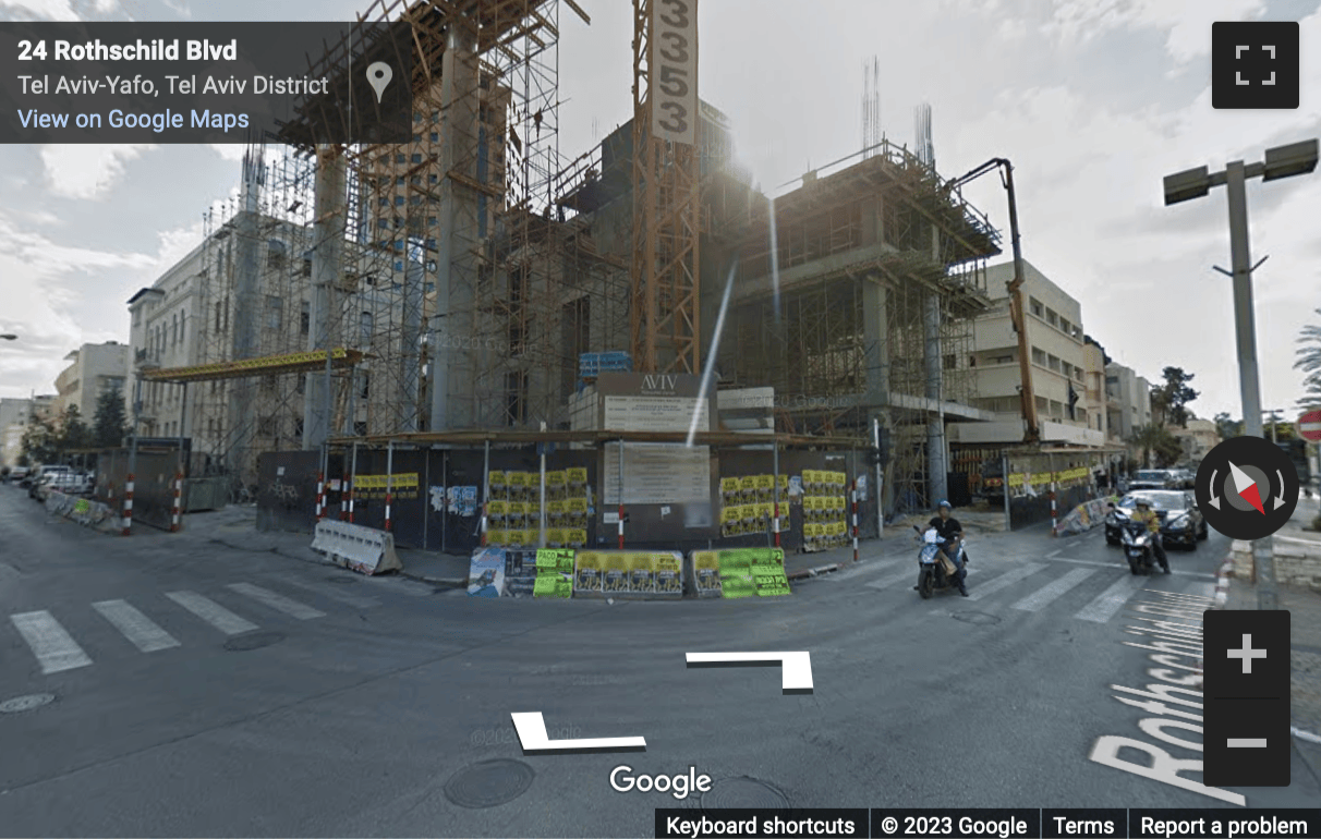 Street View image of Rothschild Center, 11th and 12th floors, Rothschild boulevard 22, Tel Aviv