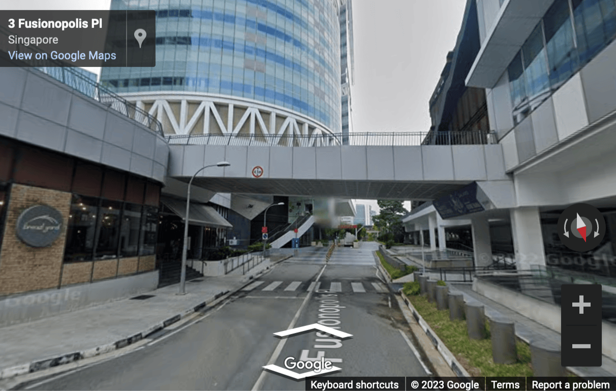 Street View image of No. 03-01 Galaxis 1, Fusionopolis Place, Singapore