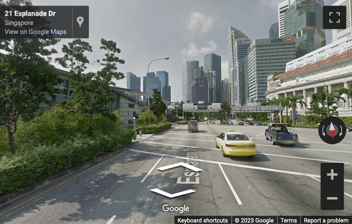 Street View image of One Fullerton, 1 Fullerton Road 02-01, Singapore