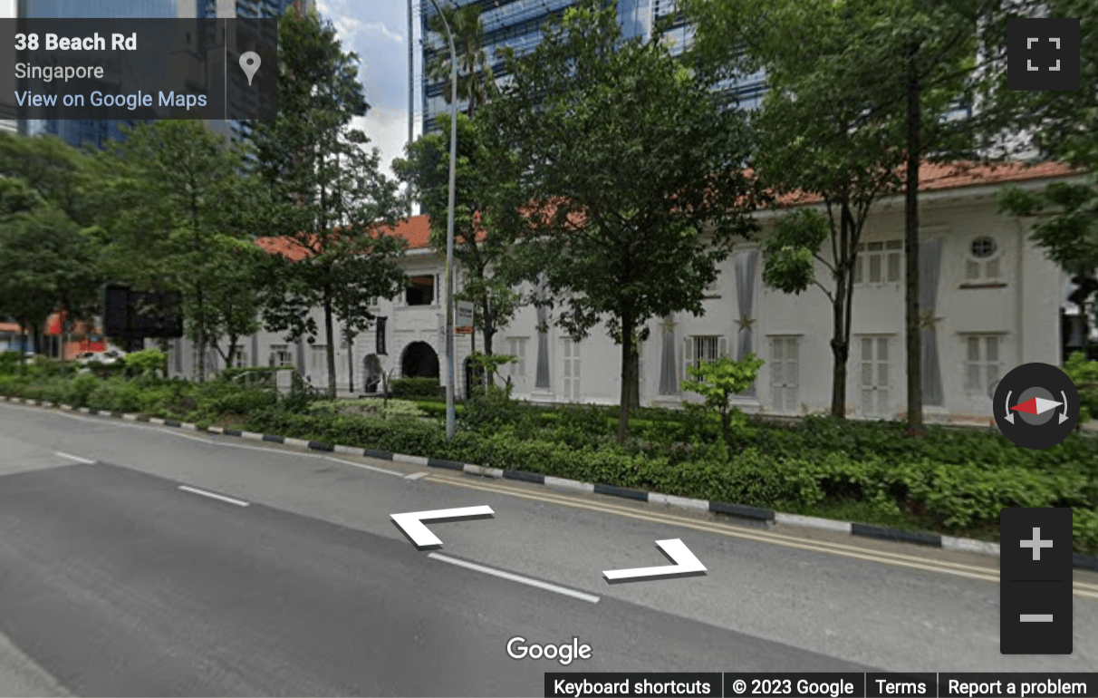 Street View image of Level 30, South Beach, 38 Beach Road, Singapore