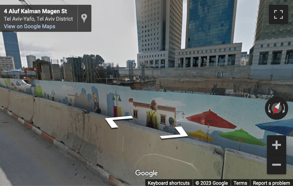 Street View image of Aluf Kalman Magen 3, Sarona, Tel Aviv, Israel