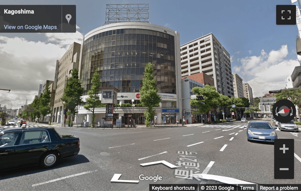 Street View image of 5F & 6F Kagoshima MS Building, 11-21 Nishisengoku-cho, Kagoshima-shi, Kagoshima-ken