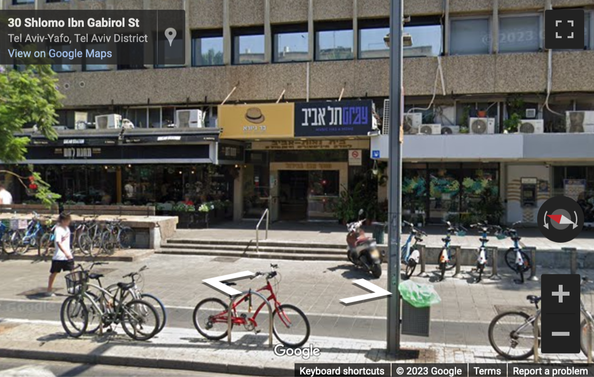 Street View image of Ibn Gabirol 30, Tel Aviv, Israel